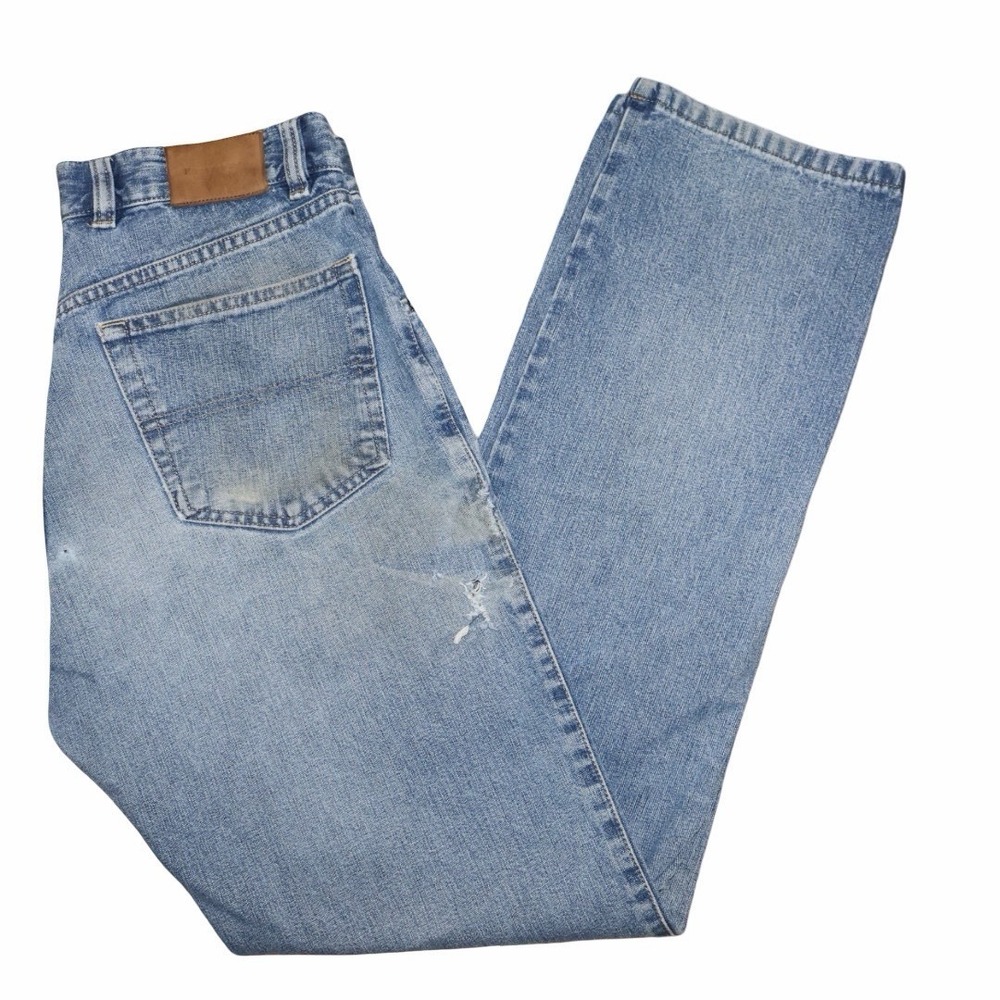 Ermenegildo Zegna Distressed Jeans Size 31" Men's Light Wash 30x32